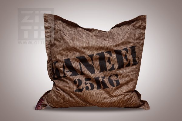 Zitzak juten zak kaneel