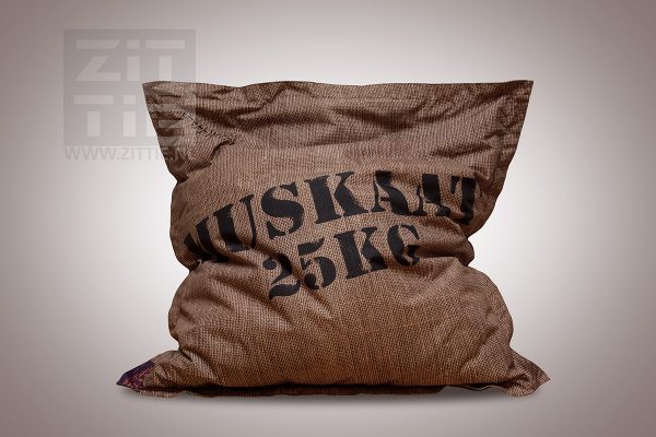 Zitzak juten zak muskaat