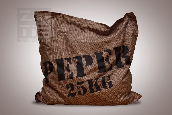 Zitzak juten zak peper
